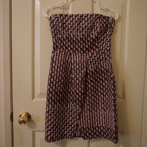 Banana Republic Silk Strapless Mini Dress Size 2